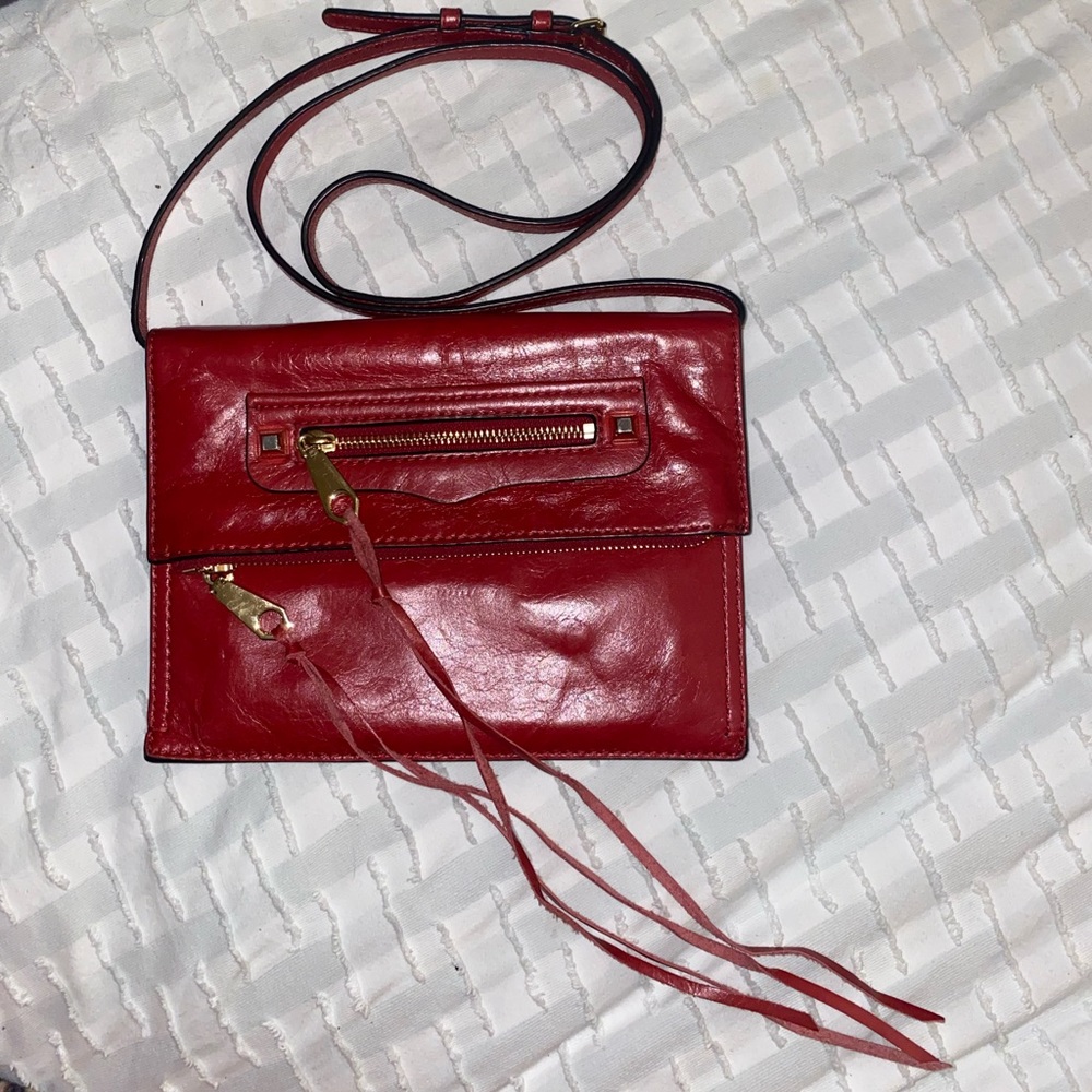 Rebecca Minkoff Red Leather Crossbody Bag